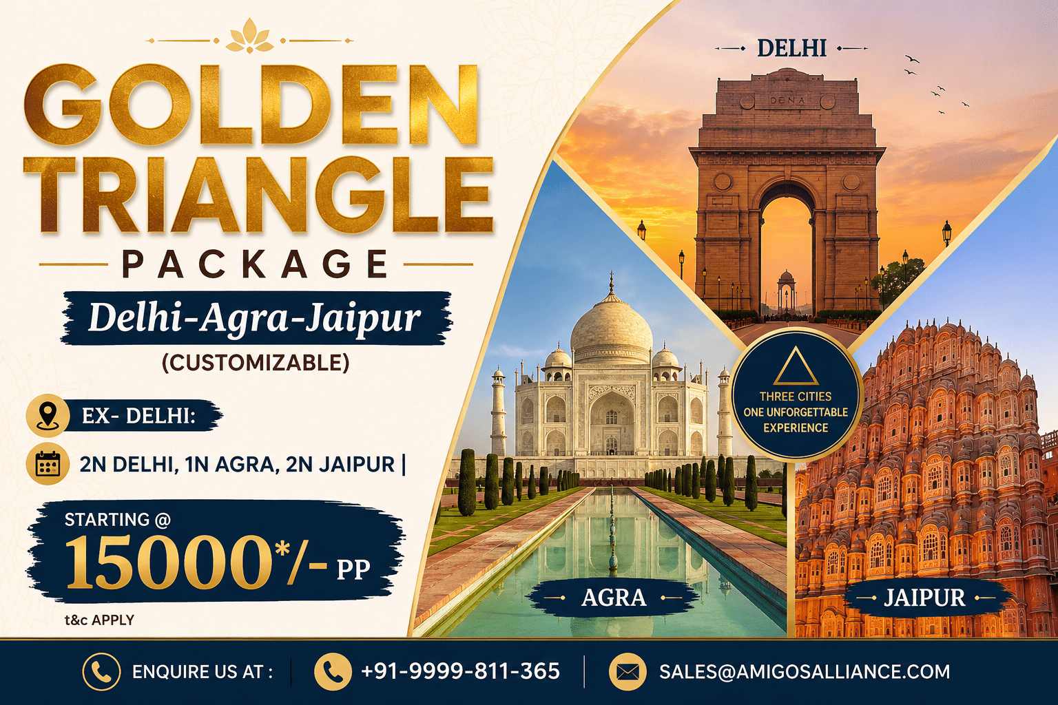 Golden triangle tour